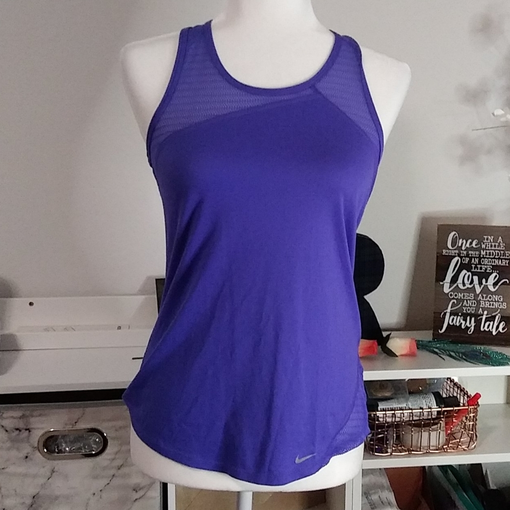 Nike Dri-Fit purple racerback Tank